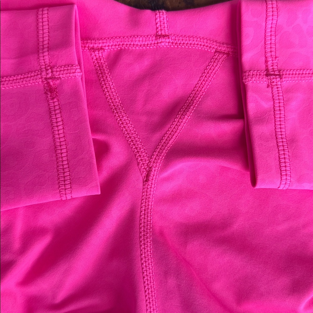 ZYIA Active Hot Pink Leopard Light N Tight  7/8 24" Leggings- 2 - Picture 11 of 12